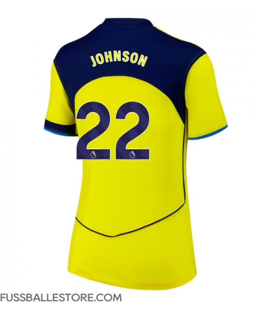 Günstige Tottenham Hotspur Brennan Johnson #22 3rd trikot Damen 2025-26 Kurzarm Günstige Tottenham Hotspur Brennan Johnson #22 3rd trikot Damen 2025-26 Kurzarm